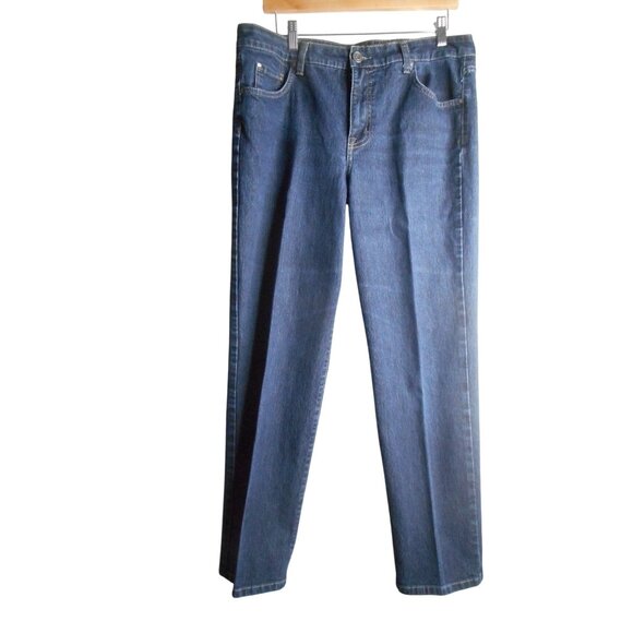 Bandolino Denim - Bandolino Jeans Size 16 Mandie Classic Fit Womens cotton dark wash 5 pocket